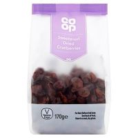 COOP SWEETENED CRANBERRIES 170 GMS