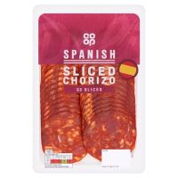 COOP SLICED CHORIZO 150 GMS (CONTAINS PORK)