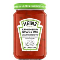 HEINZ CHERRY TOMATO AND BASIL PASTA SAUCE 350 GMS