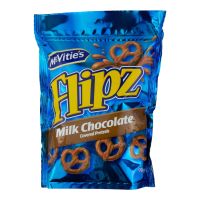 FLIPZ PRETZELS MILK CHOCOLATE SNACKS 90 GMS