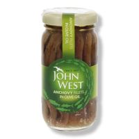 JOHN WEST ANCHOVIES FILLETS (GLASS) 100 GMS