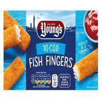 YOUNGS 10 COD FISH FINGERS 250 GMS