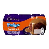 CADBURY FUDGE SPONGE PUDDING 2X95 GMS