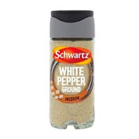 SCHWARTZ WHITE PEPPER GROUND MEDIUM 34 GMS