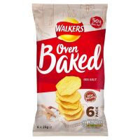 WALKERS BAKED READY SALTED 6X25 GMS