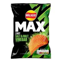 WALKERS MAX SALT&VINEGAR 50 GMS