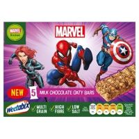 WEETABIX MARVEL OATY MILK CHOCOLATE BARS 5'S