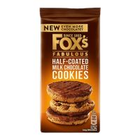 FOX`S FABULOUS HALF COATED MILK CHOCO COOKIES 175 GMS