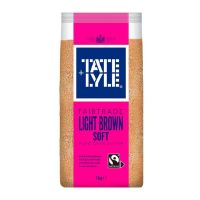 TATE LYLE FAIRTRADE LIGHT BROWN SOFT SUGAR 1 KG