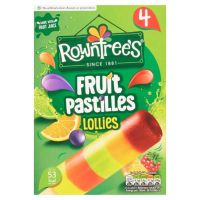 NESTLE ROWNTREE FRUIT PASLILLES LOLLY 4'S