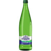 HIGHLAND SPRING MINERAL WATER CARBONATED GLASS BOTTLE 750 ML