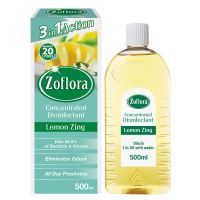 ZOFLORA LEMON ZING CONCENTRATED DISINFECTANT 500 ML