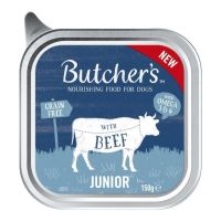 BUTCHER`S ORIGINAL DOG JUNIOR WTH BEEF PATE 150 GMS