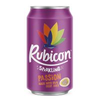 RUBICON SPARKLING PASSION FRUIT JUICE DRINK CAN 330 ML