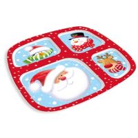 TOM SMITH XPARTY MELAMINE 4 SECTION TRAY CHRT