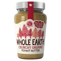 WHOLE EARTH ORGANIC CRUNCHY PEANUT BUTTER 340 GMS