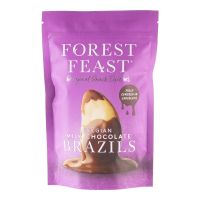 FOREST FEAST BELGIAN MILK CHOCOLATE BRAZILS 120 GMS