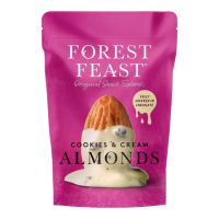 FOREST FEAST COOKIES AND CREAM ALMONDS 120 GMS