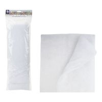 PMS 50 X 100CM SOFT SNOW BLANKET IN POLYBAG WITH HEADER