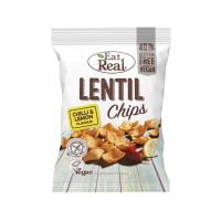 EAT REAL LENTIL CHIPS CHILLI & LEMON FLAVOUR