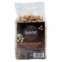 BIONA NAS HONEYHAZEL CRNCHY GRANOLA 375 GMS