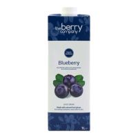 THE BERRY CO. BLUEBERRY 100% NATURAL JUICE DRINK 1 LTR