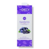 THE BERRY CO. SUPERBERRIES PURPLE 100% NATURAL JUICE DRINK 1 LTR