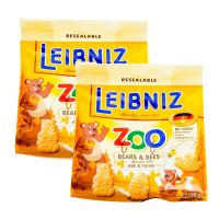 BAHLSENS ZOO BEARS AND BEES BISCUITS WITH MILK & HONEY 2X100 GMS @SPECIAL OFFER