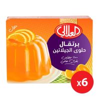 AL ALALI GELATIN ORANGE 6X80 GMS @SPL.PRICE