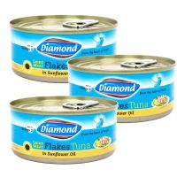DIAMOND TUNA FLAKES IN SUNFLOWER OIL 3X170G @SPECIAL PRICE