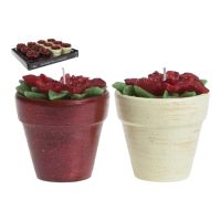 PMS LARGE POINSETTIA CANDLE IN