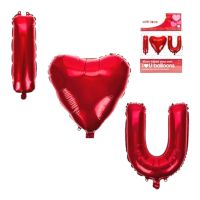 ASK MUMMY & DADDY I LOVE YOU HANGING FOIL BALLOON