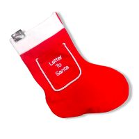 PMS 23" LETTER TO SANTA STOCKING WITH HANG
