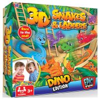 EPIC DINO 3D SNAKES AND LADDERS
