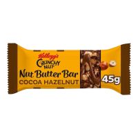 KELLOGGS COCOA CRUNCHY NUT BUTTER BAR HAZELNUT 45 GMS