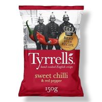 TYRRELLS SWEET CHILLI & RED PEPPER 150 GMS