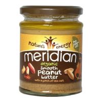 MERIDIAN ORGANIC PEANUT BUTTER SMOOTH WITH SALT 280 GMS