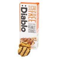 DIABLO CHOCOLATE STRIPED PEANUT COOKIES SUGAR FREE 150 GMS