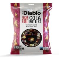 DIABLO COLA BOTTLES SWEETS SUGAR FREE 75 GMS