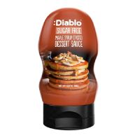 DIABLO MAPLE SYRUP DESSERT SAUCE SUGAR FREE 390 GMS