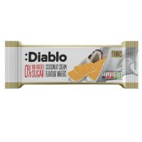 DIABLO COCONUT CREAM FLAVOUR WAFER THINS NO ADD SUGAR 150 GMS