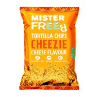 MISTER FREED TORTILLA CHIPS WITH CHEEZEIE GLUTEN FREE 135 GMS