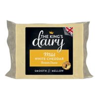 THE KINGS DAIRY MILD WHITE CHEDDAR 200 GMS