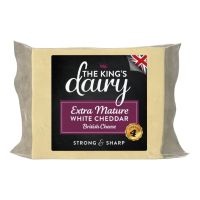 DAIRY KINGS EXTRA MATURE WHITE CHEDDAR 200 GMS