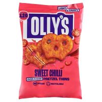 OLLYS THAI SWEET CHILLI PRETZ THINS 140 GMS