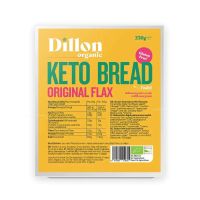 DILLON ORGANIC FLAX KETO BREAD ORIGINAL 250 GMS