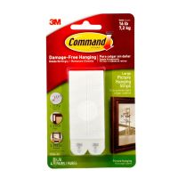 3M COMMAND PICTURE HANGING STRIPS LARGE HOLDS 7.2KG 4'S