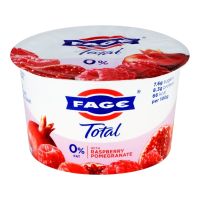 FAGE TOTAL 0% RASPBERRY POMEGRANATE 150 GMS