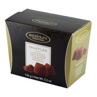 EXCELCIUM COCOA TRUFFLES BLACK BOX 150 GMS