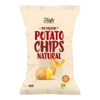 TRAFO CHIPS NATURAL SALTED 125 GMS